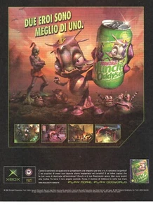 ODDWORLD Munch's Oddysee Advertising Advertising Rare Italian Poster Xbox 29x23 - Picture 1 of 1