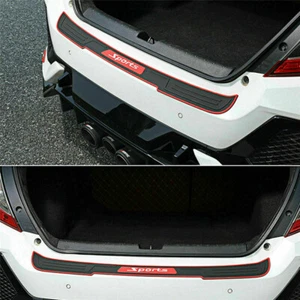 Car Strip Trunk Sill Guard Scratch Pad Cover Rubber Rear Bumper Protector Trim - Bild 1 von 10