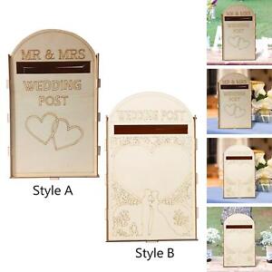 Wedding Card Box Mailbox Wooden Wedding Decor Rustic Wedding Card Holder