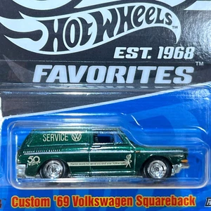 Hot Wheels 50th Favorites '69 Volkswagen Squareback VW 1:64 Diecast Car - Picture 1 of 7