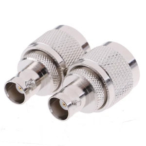 1x UHF Male PL259 PL-259 plug to BNC Female jack RF coaxial adapter connecto _xa - Zdjęcie 1 z 9