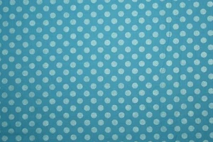 cotton quilting fabric 1 yd Robert kaufman pearlized med blue shimmer polka dot - Picture 1 of 2