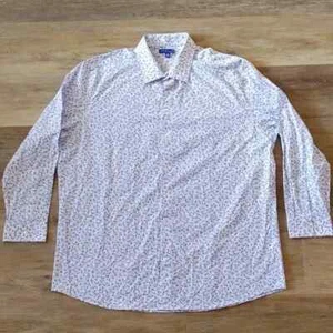 NWOT Apt 9 Regular Fit Floral Long Sleeve Button Down Dress Shirt Size XXL - Picture 1 of 7
