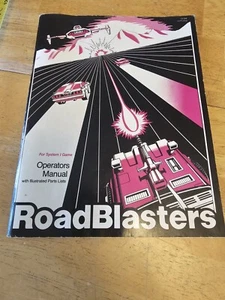 Manual de juego arcade Atari Road Blasters original de fábrica primera carrera de impresión  - Imagen 1 de 5