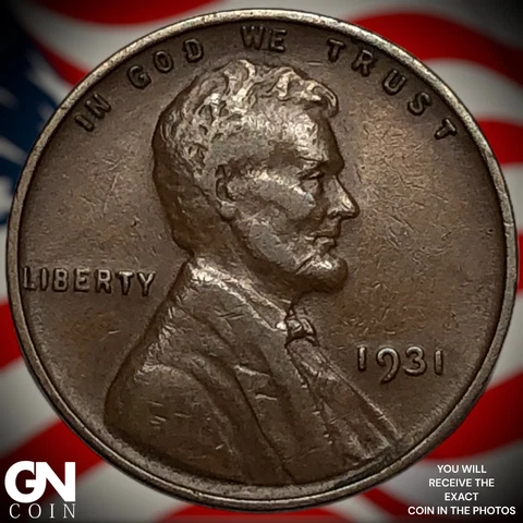 1931 P Lincoln Cent Wheat Penny  Q6012 Cover