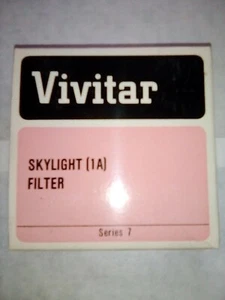 Vivitar Skylight (1A) Filter Series 7 From My Closed Shop - Picture 1 of 1