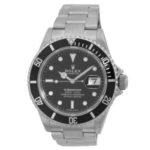 ROLEX Stainless Steel 40mm Submariner Date 16610 Box Rolex Service Warranty  - Picture 1 of 5