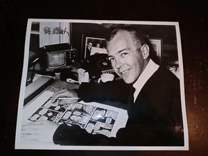 ORIGINAL PETE MILLAR'S DRAG CARTOONIST 8" X 10" PHOTO HAND STAMPED BY DAUGHTER - Picture 1 of 3