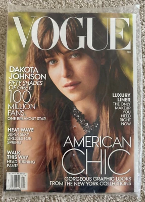 Dakota Johnson Vogue Magazine February 2015  New Fifty Shades of Grey Madame Web - Image 1 of 4