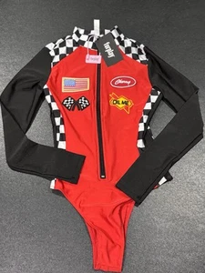 NWT! Forplay Wanna Race Racer-Themed Costume 1pc Red Size L/XL - Picture 1 of 5