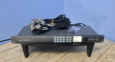 Blackmagic Design Smart Videohub CleanSwitch 12x12 W/Cables (INV04-BINZ001B) - Image 1 of 4