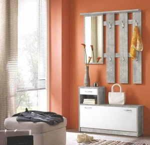 Garderobe Schuhregal Flurgarderobe Flur Diele Sitzbank Kompaktgarderobe VERA - Bild 1 von 1