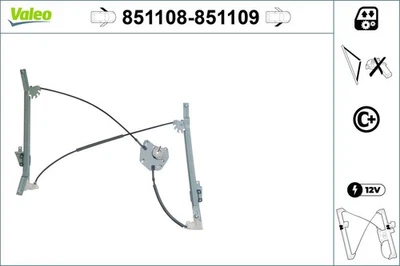 VALEO Fensterheber 851108 für IQ CYGNET ASTON TOYOTA KGJ10_ KGJ10R NGJ10_ NGJ10R - Bild 1 von 4