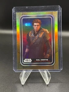 Lámina de oro insignia de Star Wars Topps 2023 Cal Kestis #44 - Imagen 1 de 2