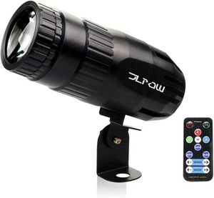 Luz Pinspot con Control Remoto, JLPOW Super Brillante Espejo Bola Verde,Rojo,Blanco - Imagen 1 de 7