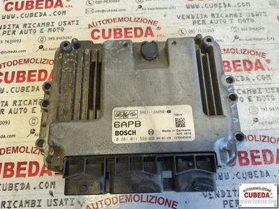 Centralina Motore Mazda 3 3M61-12A650-AB 0281011534 6APB - Immagine 1 di 2