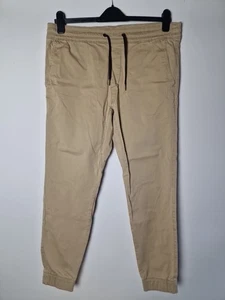 Hollister Advanced Stretch Skinny Jogger Beige Khaki Pants Mens Size Large - Picture 1 of 6