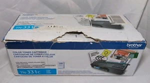 Neu Original Brother 331 TN-331BK schwarze Tonerkassette offene Verpackung versiegelte Folie Packung - Bild 1 von 5