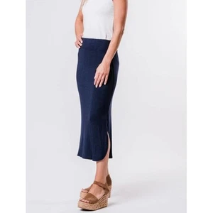 NUEVO CON ETIQUETAS Falda Southcott Shelby Bambú Algodón, Para Mujer Talla XL, Azul Marino - Imagen 1 de 9