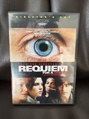 Requiem for a Dream DVD Director's Cut Horror Drama Widescreen MINT Disc Insert - Image 1 of 3