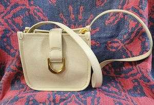NWOT Antik Kraft Front Buckle Vegan Pebbled Leather Crossbody Shoulder Bag Purse - Picture 1 of 17
