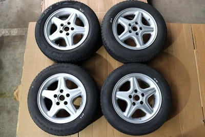 Audi A4 A6 Alufelgen 195/65 R15 Winterreifen Reifen pininfarina BBS 6-7mm - Bild 1 von 4