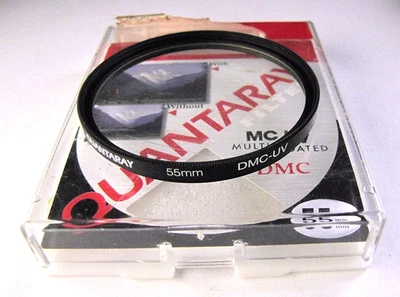 Quantaray Photo Filter 55mm UV DMC Circular Vintage Japan - MINT in Box - Image 1 of 2