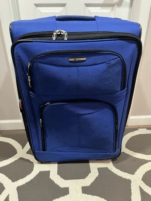 Delsey 2-Wheel Blue Expandable Rolling Suitcase - Image 1 of 4