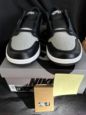 MENS JORDAN AIR JORDAN 1 RETRO LOW OG 'SHADOW' Low - SIZE 13 - Black CZ0790-003 - Image 1 of 4