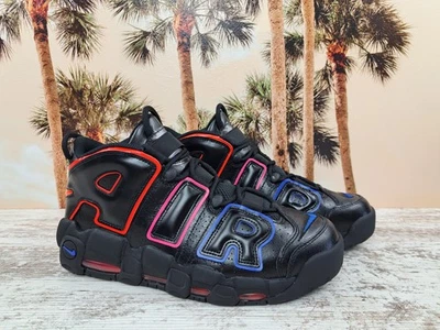 Nike Air More Uptempo 96 Electric Black Crimson FD0729 001 Mens Size 11 NEW - Image 1 of 4