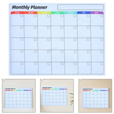  Dry Erase Whiteboard Stickers Adhesive Wall Calendar Chalkboard for - Image 1 of 4