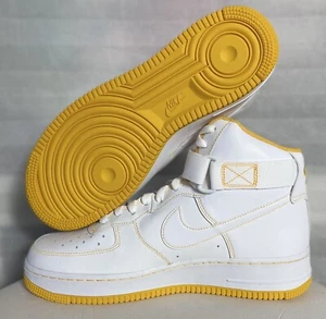 Nike Air Force 1 High '07 Laser Orange CV1753-107 White Size UK 8 EU 42.5 New - Picture 1 of 7