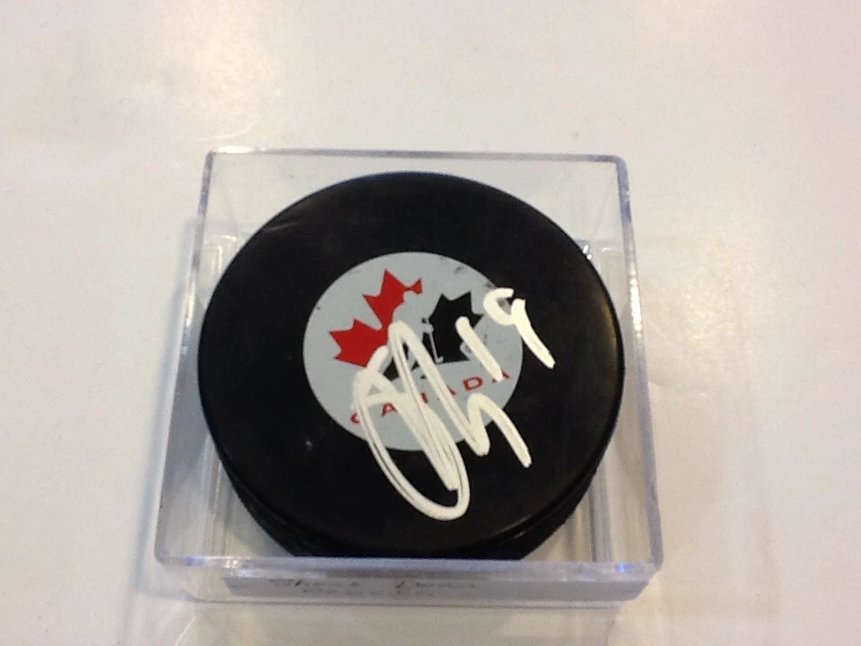Shane Doan Signed Team Canada Hockey Puck Autographed Arizona Phoenix Coyotes a - Image 1 of 1