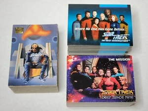 Lotto carte collezionabili Star Trek x3 serie completa  - Foto 1 di 4
