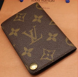Louis Vuitton Porte Cartes Credit Pression M60937 Monogram Card Holder(Excellent - Picture 1 of 7