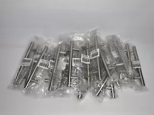 24Pack Brushed Nickel Kitchen Cabinet Pulls Stainless Steel Drawer T Bar Handles - Picture 1 of 3