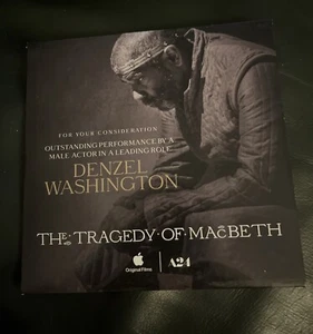 THE TRAGEDY OF MACBETH FYC SCREENER DVD Denzel Washington - Picture 1 of 2