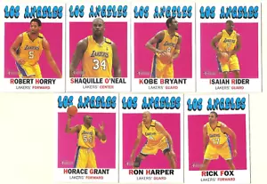 2000-01 Topps Heritage Basketball Base Team Set Los Angeles Larkers as shown - Picture 1 of 2