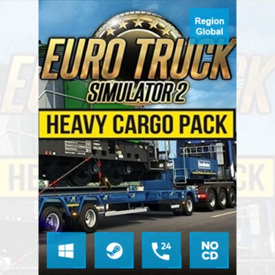 Euro Truck Simulator 2 Heavy Cargo Pack DLC PC Game Steam Key Region Free - Image 1 of 4