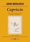 Capriccio: For Solo Violin and String Ensemble, Score by John Woolrich (English)