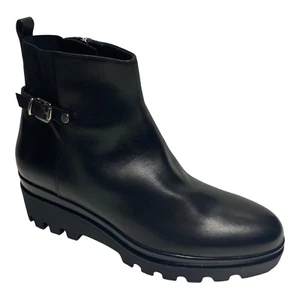 SCARPE STIVALETTO STIVALI DONNA ALBANO 6002 PELLE NERO ORIGINALE AI - Picture 1 of 6