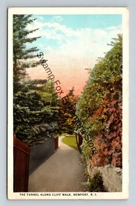 Postcard The Tunnel Along Cliff Walk Newport Rhode Island - Picture 1 of 2