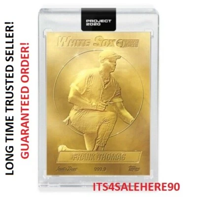 Topps Project 2020 #73 ~ 1990 Topps FRANK THOMAS RC by Don C (PR 11969) - Image 1 of 2