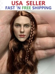 1/6 Black Widow 7.0 Head Sculpt Natasha Romanoff Scarlett Johansson female Head - Picture 1 of 5