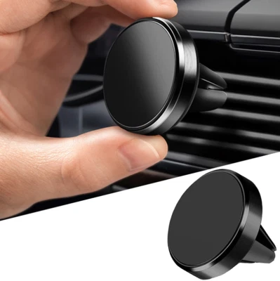 PORTA CELLULARE SUPPORTO DA AUTO PER BOCCHETTE ARIA SMARTPHONE MAGNETICO 360° - Immagine 1 di 4