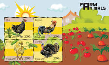 Tanzania 2014 - Farm Animals - sheet of 4 Stamps - MNH