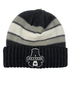 CCM Blainville-Boisbriand Armada Hockey Winter Hat Cap Black Grey NWT - Picture 1 of 7