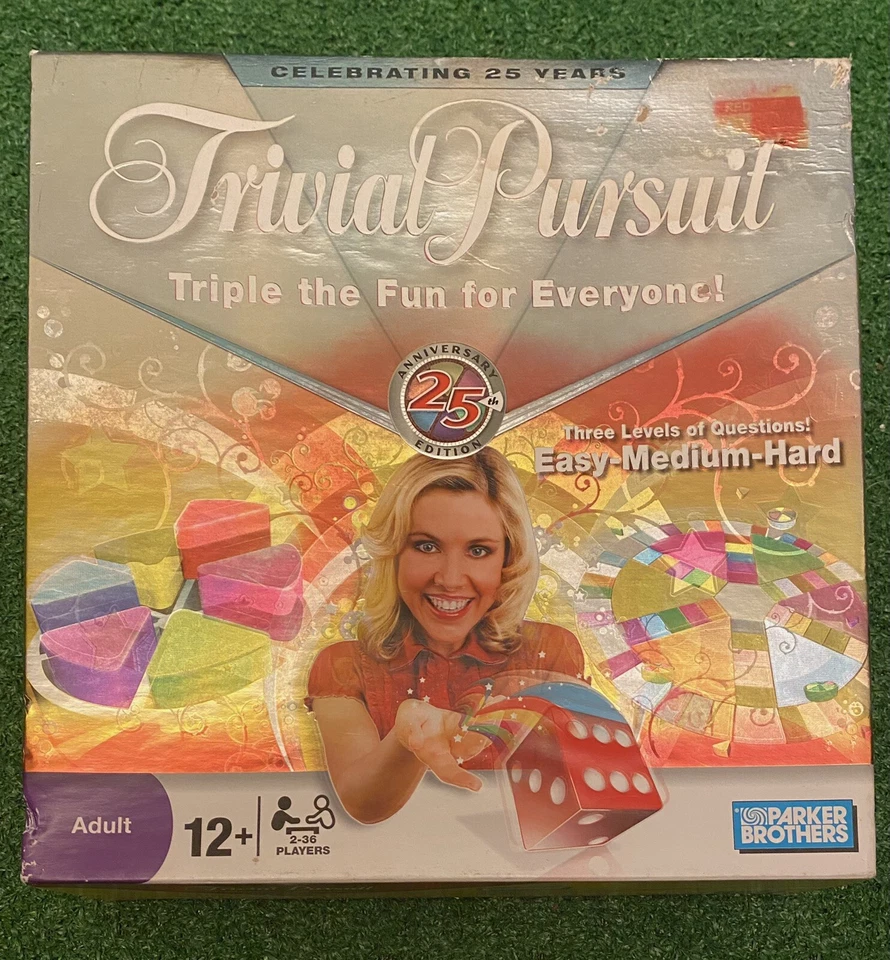 Hasbro 2008 Trivial Pursuit Board Game 25th Anniversary Edition