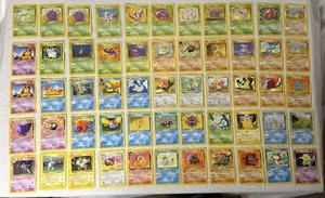 Vintage Pokemon Cards 1998-2000 WTC Base Jungle Base 2 Lot of 55 - Picture 1 of 24
