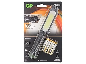 GP C34 DISCOVERY 550 LM Taschenlampe: LED wasserfest 550lm IPX4 mit Magnet GP - Picture 1 of 1